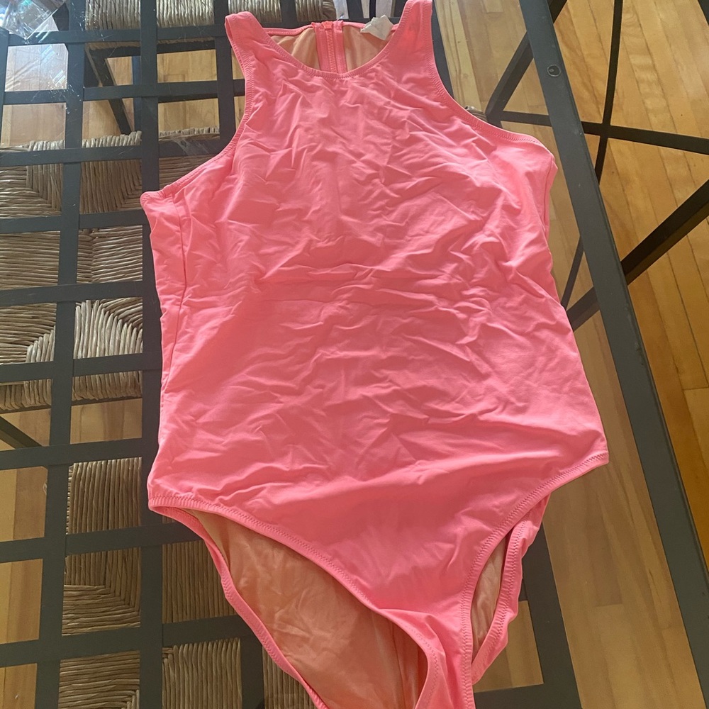 J. Crew high neck scuba style bathing suit